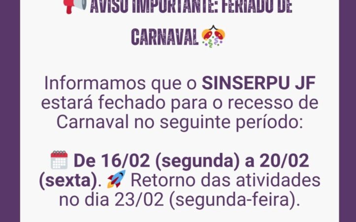 Recesso de carnaval